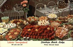 Stanhope Beach Lodge - Lobster Smorgasbord Prince Edward Island Canada Postcard Postcard Postcard