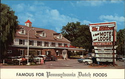 The Willows Restaurant, Motel & Lodge Lancaster, PA Postcard Postcard Postcard
