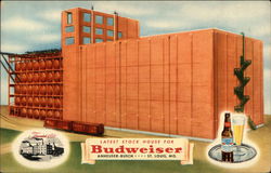 Latest Stock House for Budweiser Anheuser-Busch Postcard