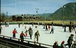 Artificial Ice Rink, Bear Mountain Postcard