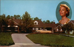 Residence of Dinah Shore Beverly Hills, CA Postcard Postcard Postcard