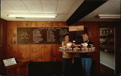 Tasting Bar at Freedom Acres Farm Postcard