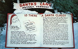 Santa's Land USA Putney, VT Postcard Postcard Postcard