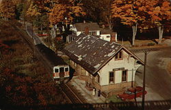 Railway Station - New Haven Railroad Postcard