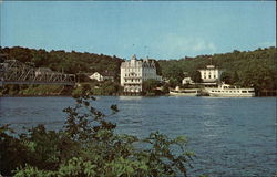 Gelston House Restaurant, Goodspeed Landing Postcard