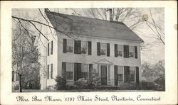 Residence of Mrs. Bea Mann, 1787 Main Street Postcard