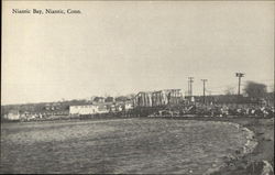 Water View of Niantic Bay Connecticut Postcard Postcard 