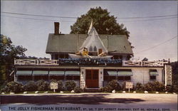 The Jolly Fisherman Restaurant Norwalk, CT Postcard Postcard Postcard