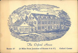 The Oxford House Connecticut Postcard Postcard Postcard