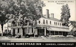 Ye Olde Homestead Inn Somers, CT Postcard Postcard 