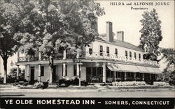 Ye Olde Homestead Inn Somers, CT Postcard Postcard Postcard