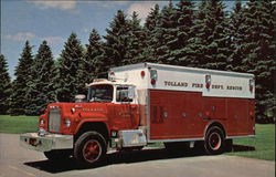 1978 Mack-Salisbury Rescue Truck Postcard