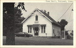 Town Hall Tolland, CT Postcard Postcard 