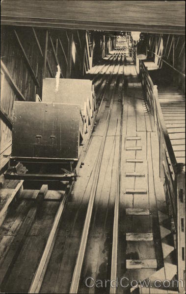 Looking up the Incline Interior at Mount Holyoke Hotel South Hadley Massachusetts