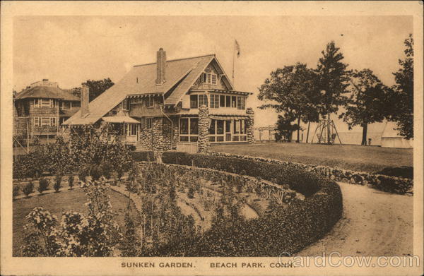 Sunken Garden. Beach Park Connecticut