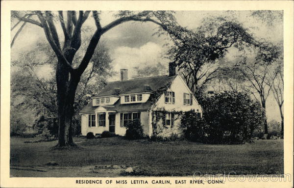 Residence of Miss Letitia Carlin East River Connecticut