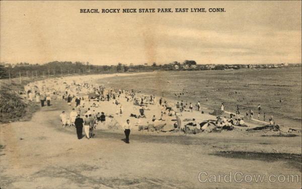 Beach at Rocky Neck State Park East Lyme Connecticut