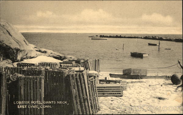 Lobster Pots at Giant's Neck East Lyme Connecticut