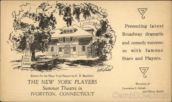 The New York Players Summer Theater Ivoryton Connecticut