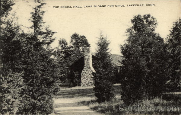 The Social Hall at Camp Sloane for Girls Lakeville Connecticut