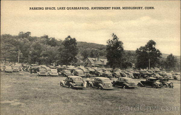 Parking space, Lake Quassapaug, Amusement Park Middlebury Connecticut
