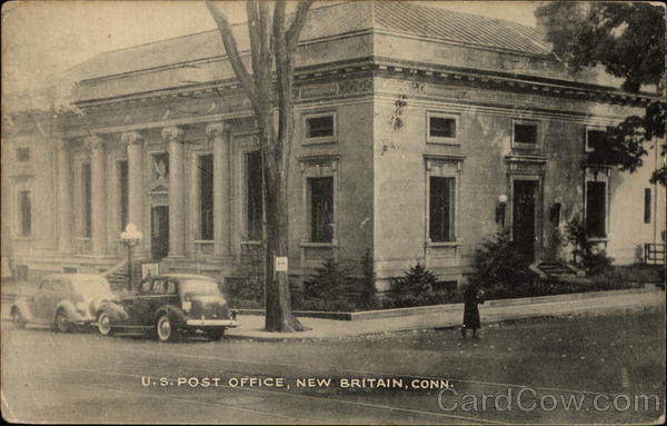 Street View of US Post Office New Britain Connecticut