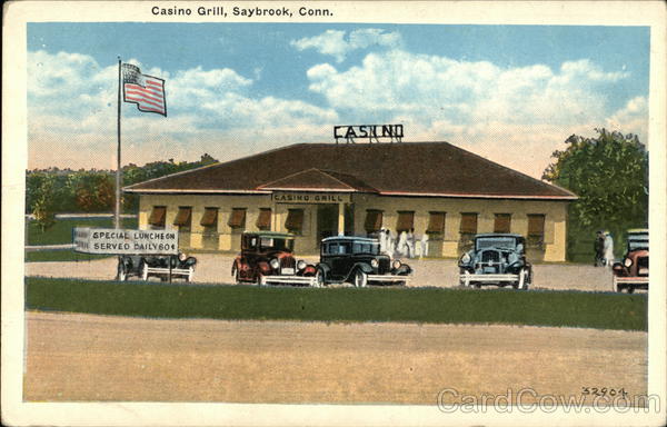 Parking Lot View of Casino Grill Old Saybrook Connecticut