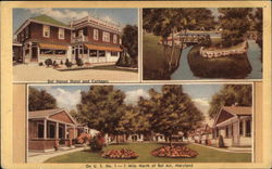 Del Haven Hotel and Cottages Bel Air, MD Postcard Postcard Postcard