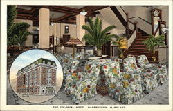 The Colonial Hotel Hagerstown, MD Postcard Postcard Postcard