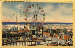 Playland Wildwood-By-The-Sea, NJ Postcard Postcard Postcard