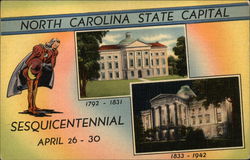 North Carolina State Capitol Postcard