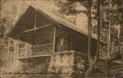 The Log Cabin, MacDowel Colony Postcard