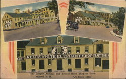 Reed's White Elephant Shop Milford, NH Postcard Postcard Postcard