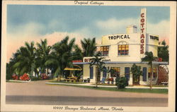 Tropical Cottages Postcard
