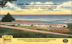 Elliott's Motel Gold Beach, OR Postcard Postcard Postcard