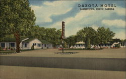 Dakota Motel Jamestown, ND Postcard Postcard Postcard