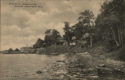 Picnic Ground Fair Haven, NY Postcard Postcard Postcard