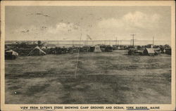 Eaton's Cabins and Camping Grounds York Harbor, ME Postcard Postcard Postcard