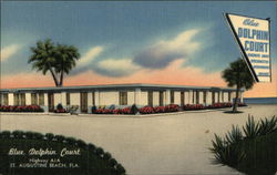 Blue Dolphin Court Saint Augustine Beach, FL Postcard Postcard Postcard