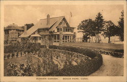 Sunken Garden. Postcard