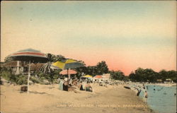 Lime Wood Beach, Indian Neck Branford, CT Postcard Postcard Postcard