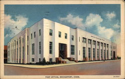 Post Office Bridgeport, CT Postcard Postcard Postcard