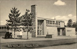 Burlington Consolidated School Collinsville, CT Postcard Postcard Postcard