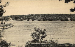 Looking Toward East Shore, Columbia Lake Connecticut Postcard Postcard Postcard