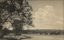 Looking toward East Shore at Columbia Lake Connecticut Postcard Postcard Postcard