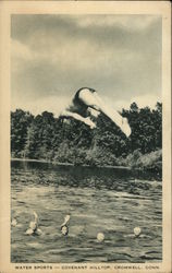 Water Sports - Covenant Hilltop Postcard
