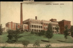 Hospital Danbury, CT Postcard Postcard Postcard