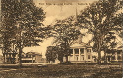 First Congregational Church Guilford, CT Postcard Postcard Postcard