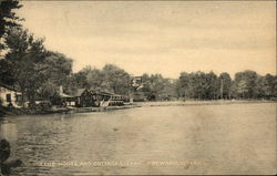 Club House and Cottages Postcard