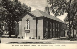 The Edsel Ford Memorial Library. The Hotchkiss School Lakeville, CT Postcard Postcard Postcard